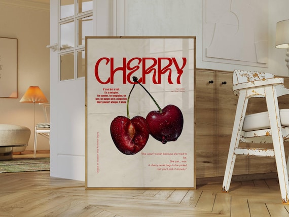 Cherry Poster Print