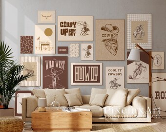 130+ Western Gallery Wall Set, Cowboy Wall Art Bundle, Rustic Ranch Decor Prints, Country Rodeo Printable Posters, Farmhouse Southern Prints, image 5