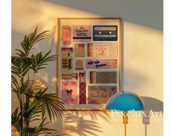 Vintage Matchbox Art Print – Retro Matchbooks Poster for Dorm Room Decor, Unique Matchbox Display Wall Art, Matchbooks Posters for Gifts, image 4