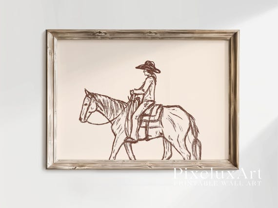 Cowgirl Wall Art