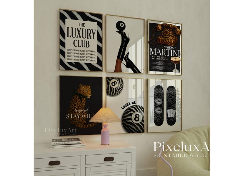 Retro Gallery Girly Prints
