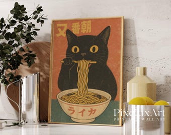 オレンジバターアートプリント、レトロなキッチンの壁飾り、面白い朝食