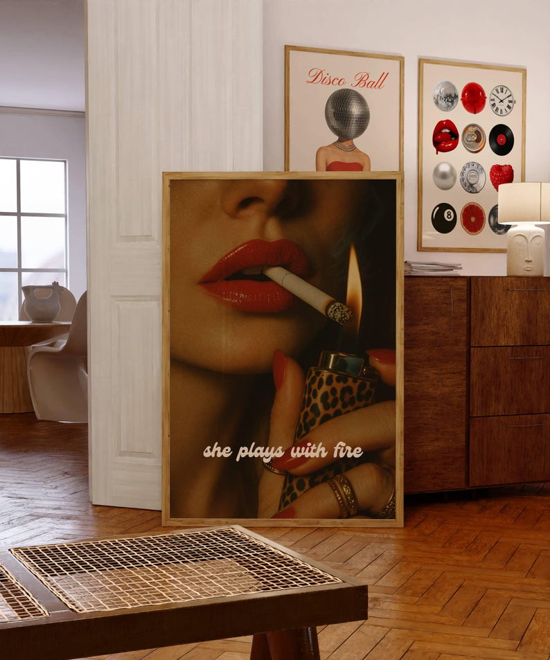 Retro Leopard Wall Art