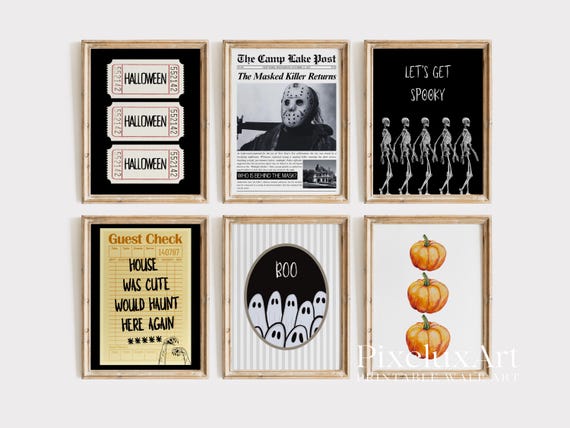 Vintage Halloween Prints: Spooky Ghosts