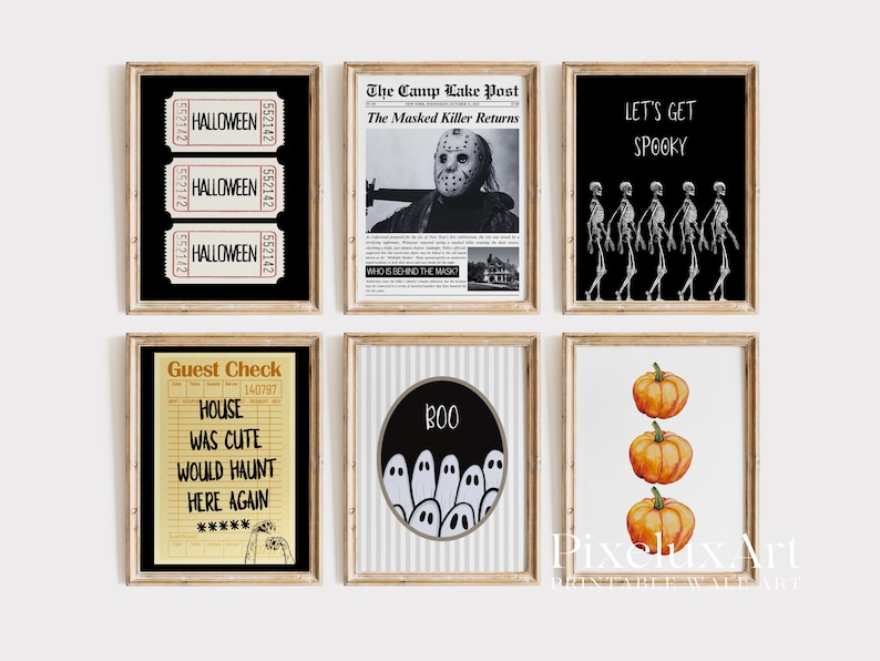 Vintage Halloween Prints: Spooky Ghosts