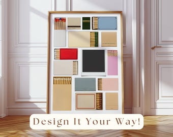 DIY Canva Matchbook Template - Custom Matchbook Art Template, Matchbook Blank for Custom Matching Gift, Custom Matchbox Art Printables, image 4