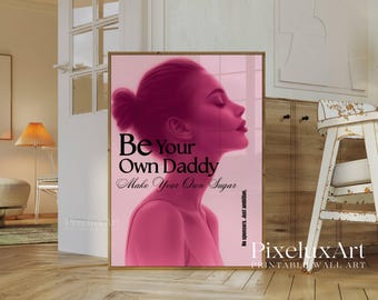 Pink & Black Fashion Poster Set: Y2K Girly Collage (Digital Download), image 6
