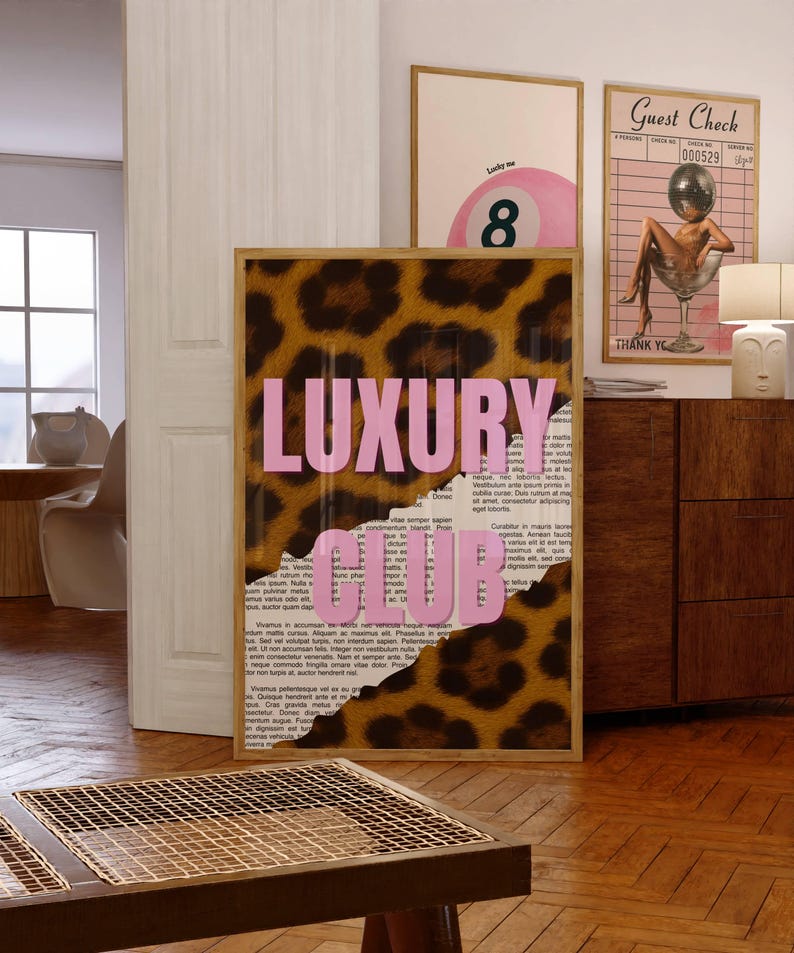 Luxury Club Leopard Print