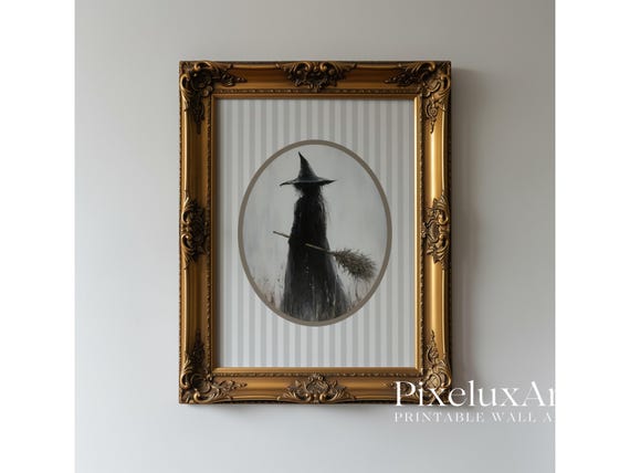 Vintage Witch Wall Art