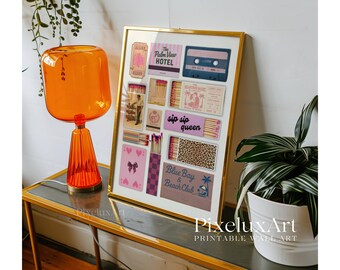 Vintage Matchbox Art Print – Retro Matchbooks Poster for Dorm Room Decor, Unique Matchbox Display Wall Art, Matchbooks Posters for Gifts, image 10