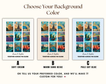 Custom Travel Print | Personalize Travel Art, Travel Keepsake Gift, Travel Memories Gift, Custom Travel Poster for Gift, Custom Travel Gifts, image 5