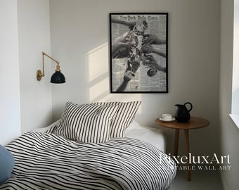 Stockholm Style Black & White Leopard Wall Art Set, Y2K Fashion Poster, Aesthetic Leopard Print Gallery Wall,Chic Aesthetic Apartment Poster, image 5