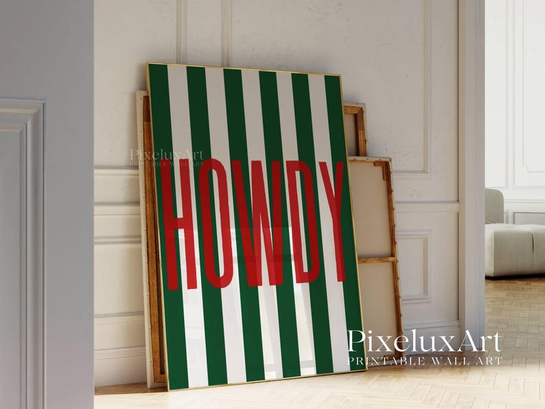 Howdy Wall Art Print