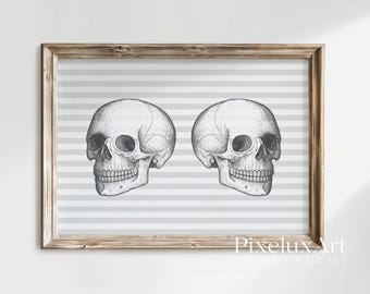 Halloween Ghost Wall Art Bundle – Spooky Rustic Halloween Prints, Moody Vintage Skull & Ghost Gallery Set Printable Halloween Wall Decor, image 4