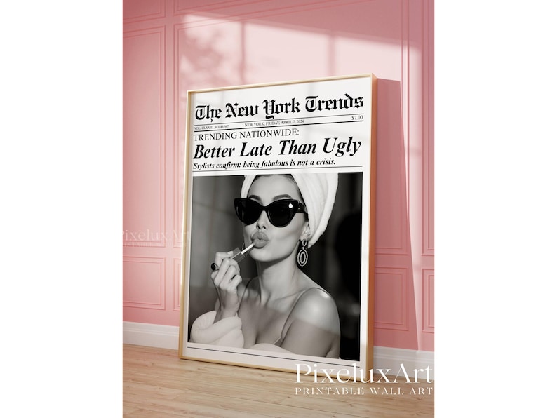 Trendy Newspaper Print