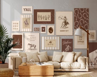 130+ Western Wall Art Set – Wild West Cowboy Prints, Yeehaw Rodeo Decor, Rustic Ranch Gallery Bundle, image 4