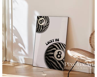 Retro Gallery Girly Prints – 6 Trendy Posters, Leopard Decor, Trendy Aesthetic Prints, Y2K Dorm & Apartment Decor, Black And White Funky Art, image 6