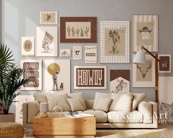 130+ Western Gallery Wall Set, Cowboy Wall Art Bundle, Rustic Ranch Decor Prints, Country Rodeo Printable Posters, Farmhouse Southern Prints, image 8