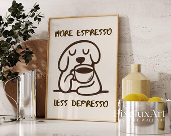 Set Of 3 Club Coffee Wall Art, Retro Coffee Poster, Coffee Cart Print, Coffee Station Decor, Coffee Lover Art, Coffee Bar Print Art, image 3
