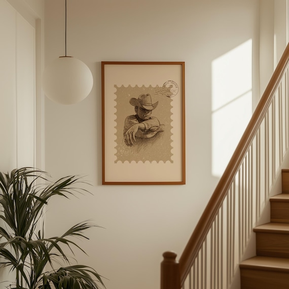 Cowboy Portrait Wall Art