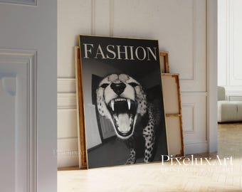 Set of 6 Trendy Black and White Gallery Wall Art, Dice, Modern Aesthetic Gallery Apartment Decor, Fashion Wall Art, Stylish Y2K Wall Art, image 8