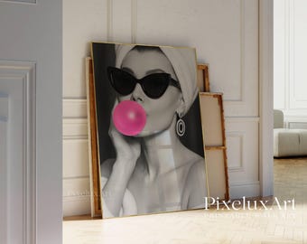 Pink & Black Fashion Poster Set: Y2K Girly Collage (Digital Download), image 7