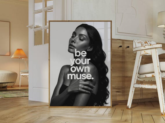 Y2K Fashion Collage Print: Edgy Feminist Dorm Art (Digital Download)