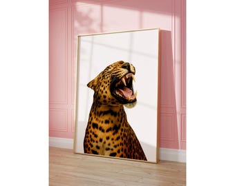Pink Leopard Poster Set of 3, Stockholm Fashion Wall Art, Trendy Girl Room Decor, Ace of Hearts Print, Chic Pink Aesthetic Gallery Wall, image 7
