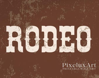 Howdy Wall Art | Cowboy Typography Print | Rustic Country Decor | Farmhouse Printable Quote, image 6