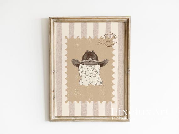 Cowboy Dog Wall Art