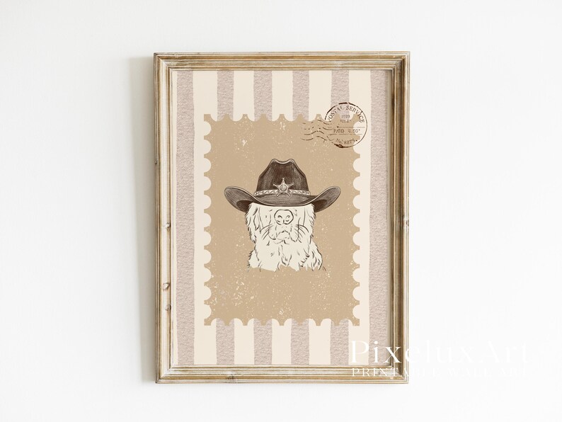 Cowboy Dog Wall Art