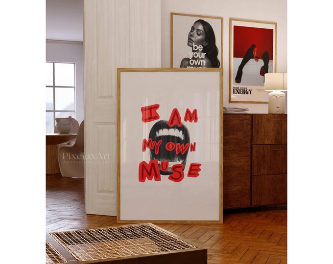Trendy Collage Print, Black And White Y2k Fashion Print…
