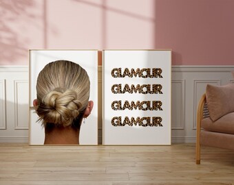 Leopard Glam Gallery Wall Set | Fashion Leopard Wall Art | Y2K Glamour Aesthetic Printable Posters | Modern Chic Wall Decor, image 8