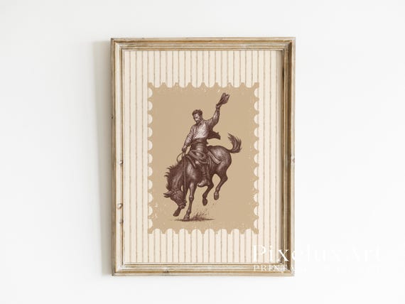 Rodeo Cowboy Wall Art