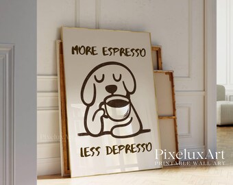 Set Of 3 Club Coffee Wall Art, Retro Coffee Poster, Coffee Cart Print, Coffee Station Decor, Coffee Lover Art, Coffee Bar Print Art, image 7