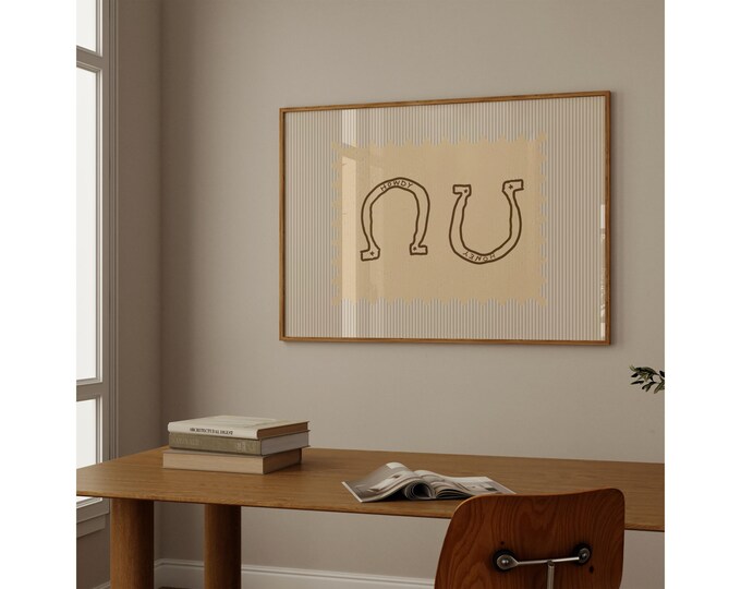 Western Horseshoe Wall Art, Howdy Honey Print, Ranch…