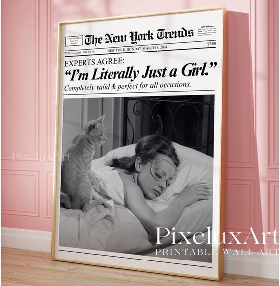 Trendy Newspaper Print