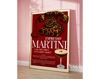 Retro Girly Wall Art Set – 6 Trendy Posters, Y2K Fashion Decor, Trendy Leopard Prints, Aesthetic Dorm & Apartment Decor, Leopard Wall Art, image 3