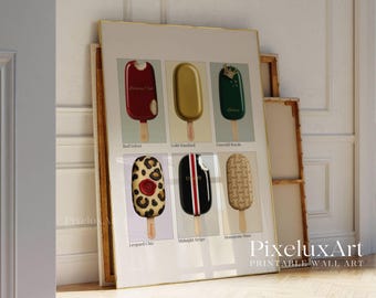 Luxury Hypebeast Wall Art, Fashion Retro Wall Art, Preppy Aesthetic Poster, Old Money Collage Decor, Trendy Vintage Artwork, Luxury Print, image 5