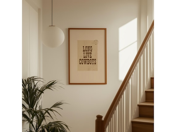 Long Live Cowboys Poster