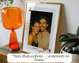 Custom Playing Card Print, Unique Gift Ideas for Couple, Custom Photo Print on Playing Cards, Gift for Him & Her, 1st Anniversary or Wedding, image 6
