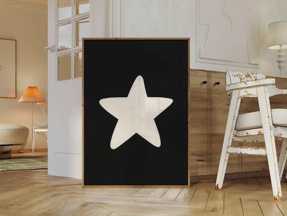 Hand Drawn Star Wall Art