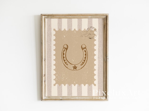 Horseshoe Western Wall Art Print