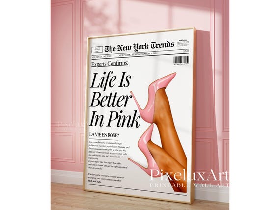 Trendy Newspaper Print