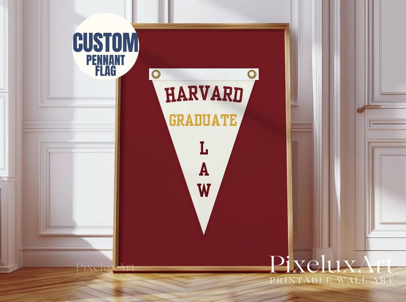 Custom Graduation Pennant Flag
