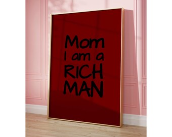 Retro Red Girly Wall Art Set – 6 Trendy Posters, Y2K Fashion Decor, Cherry Print, Aesthetic Dorm & Apartment Decor, Bold Red Apartment Print, image 9