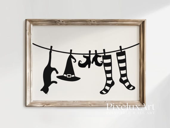 Witch Laundry Wall Art