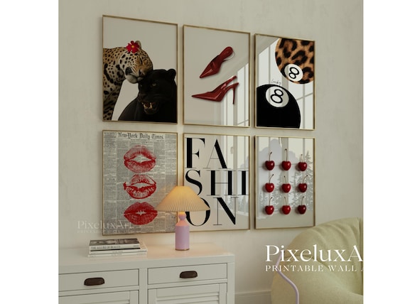 Stockholm Style Gallery Leopard Fashion Poster Set