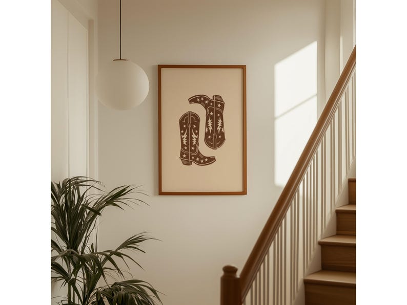 Western Boots Wall Art