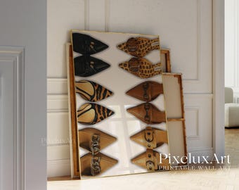 Cheetah Heels Poster, Leopard Heels Wall Art, High Heel Shoes Print, Fashion Wall Art, Y2K Chic Glam Leopard Print, image 4